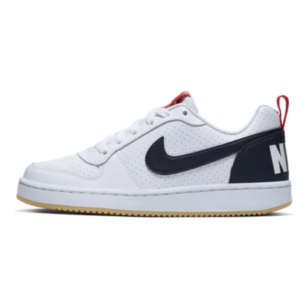 Nike Court Borough Low GS 'White Obsidian Gum' Sneakers size 7